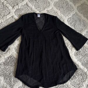 Jordan Taylor Elegant Black V-Neck Tunic